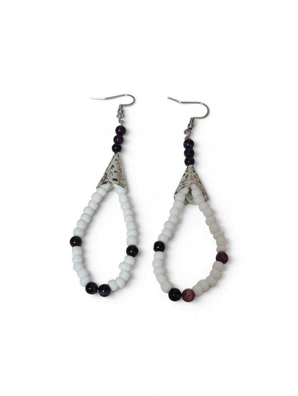 Handcrafted Custom Dangle Earrings - Picture 3 of 3